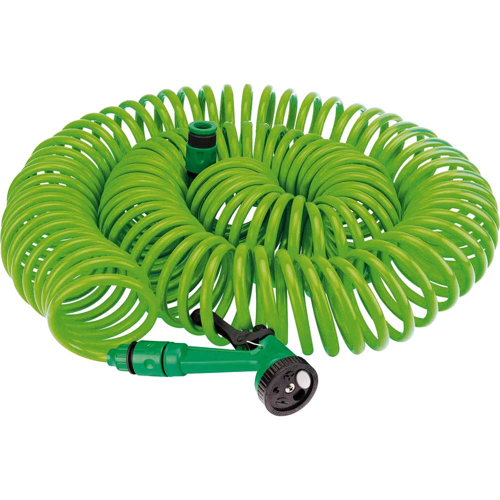 Image of Draper Recoil Hose and Spray Gun Set 3/8" / 9.5mm 30m Green