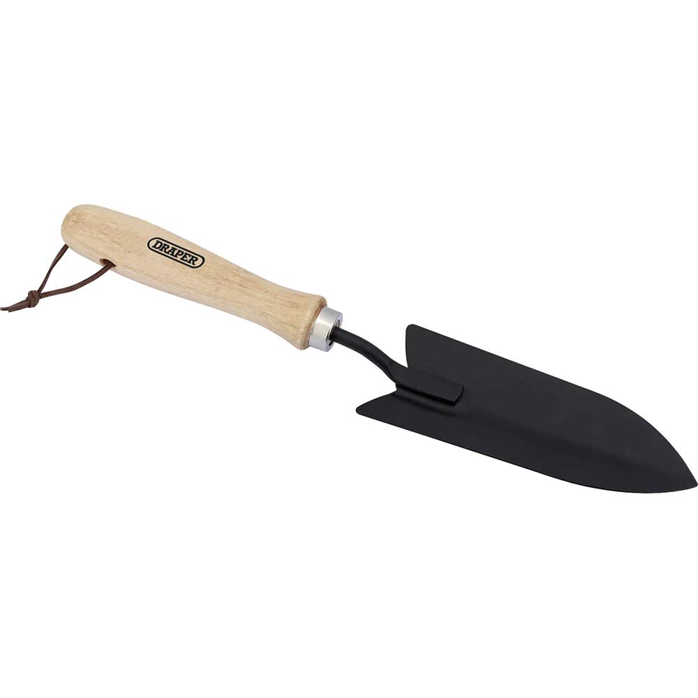 Image of Draper Carbon Steel Transplanting Trowel Hardwood Handle