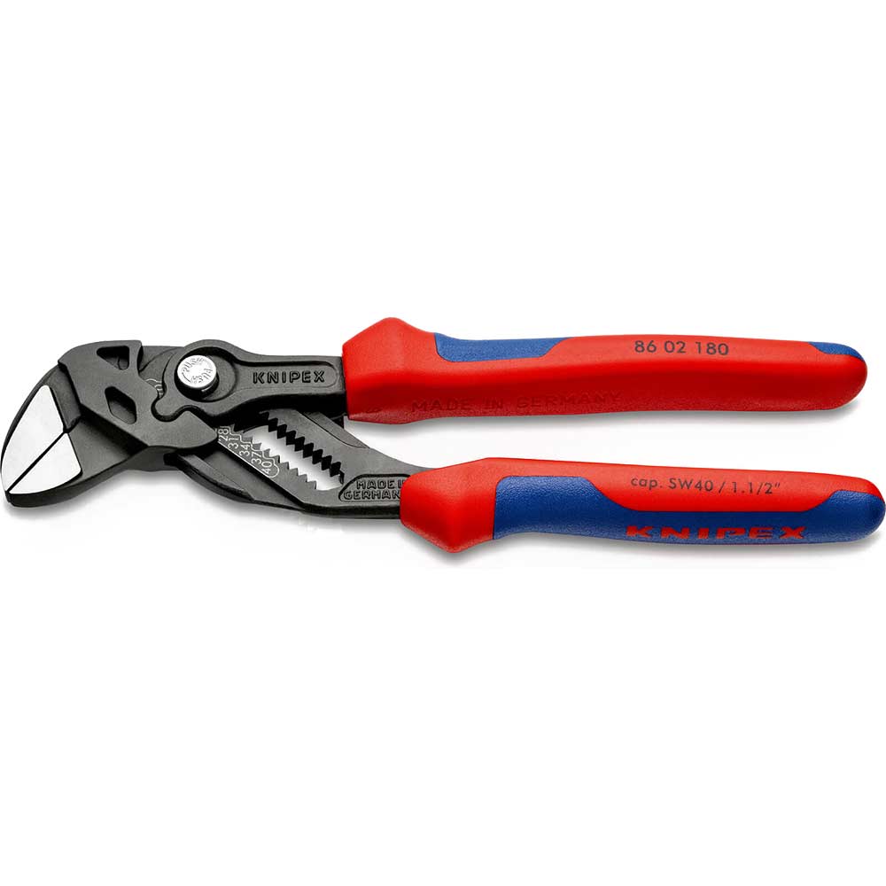 Photos - Wrench KNIPEX 86 02 Pliers  Adjustable Spanner 180mm 86 02 180 SB 