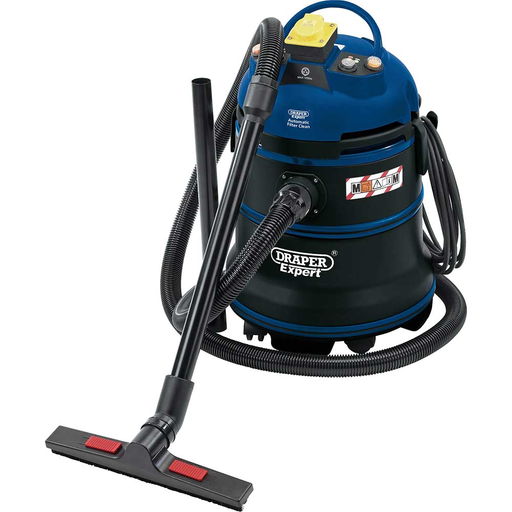 Image of Draper Expert WDV35LMC M Class Wet and Dry Vacuum Cleaner 35L 110v