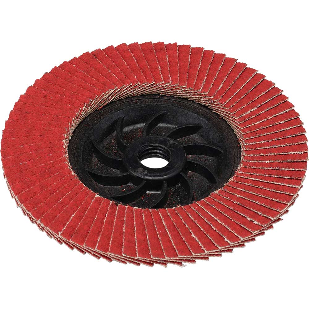 Draper Expert M14 Threaded Ceramic Flap Disc 115mm 60g Pack of 1