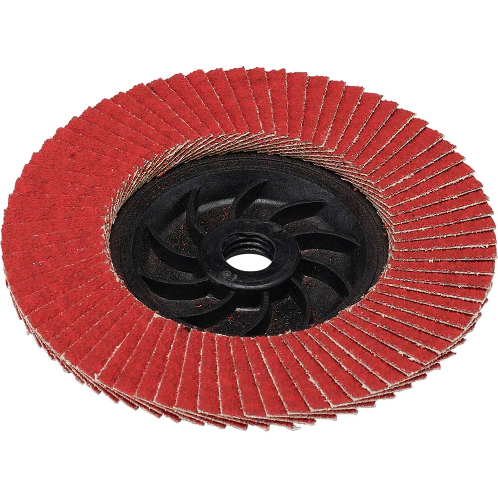 Image of Draper Expert M14 Threaded Ceramic Flap Disc 115mm 60g Pack of 1