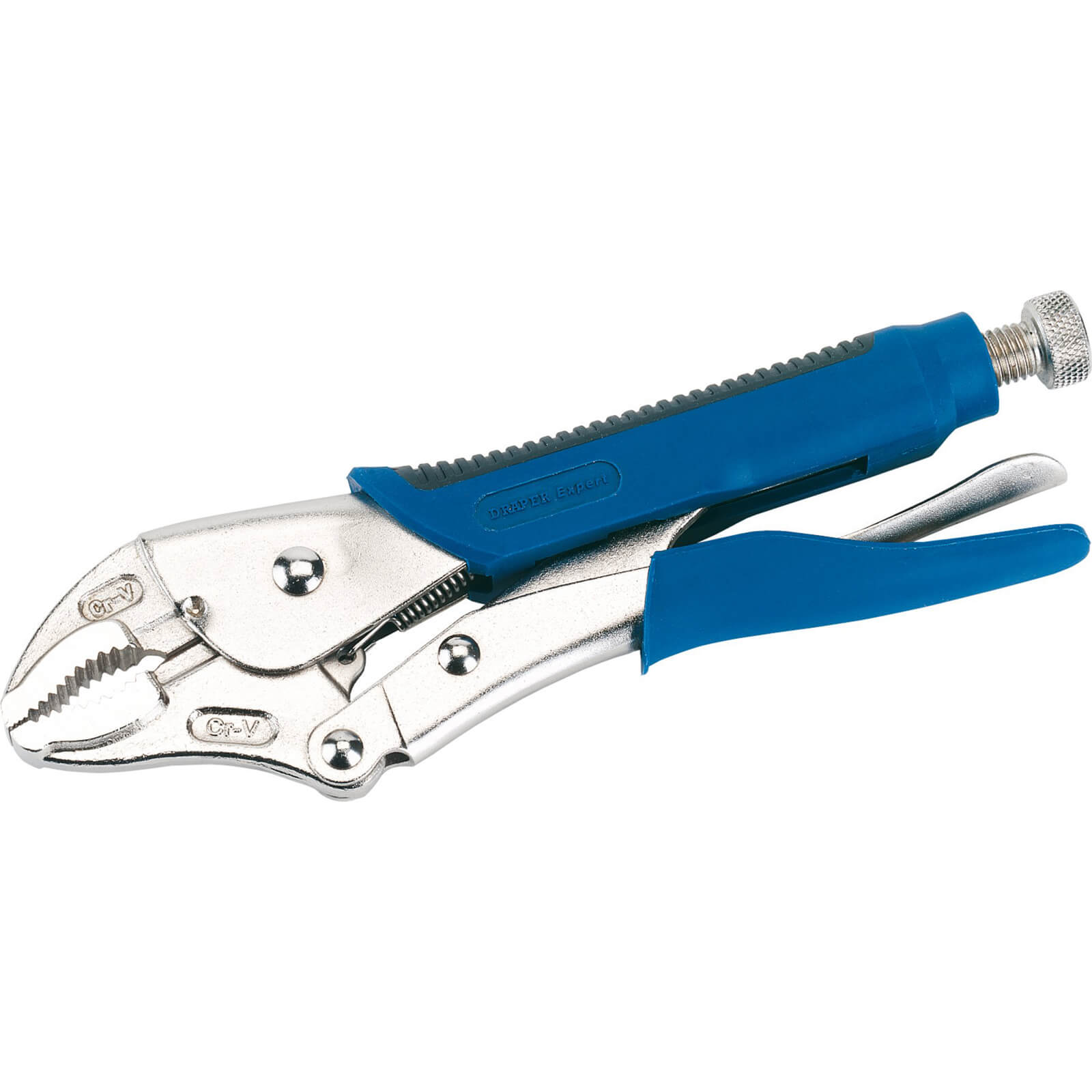 Image of Draper Soft Grip Curved Jaw Self Grip Pliers 250mm