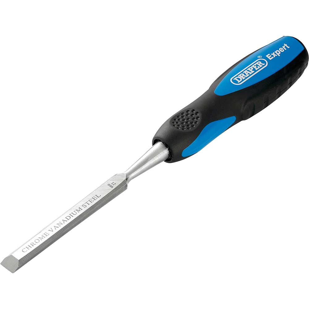 Draper Expert Soft Grip Bevel Edge Wood Chisel 12mm