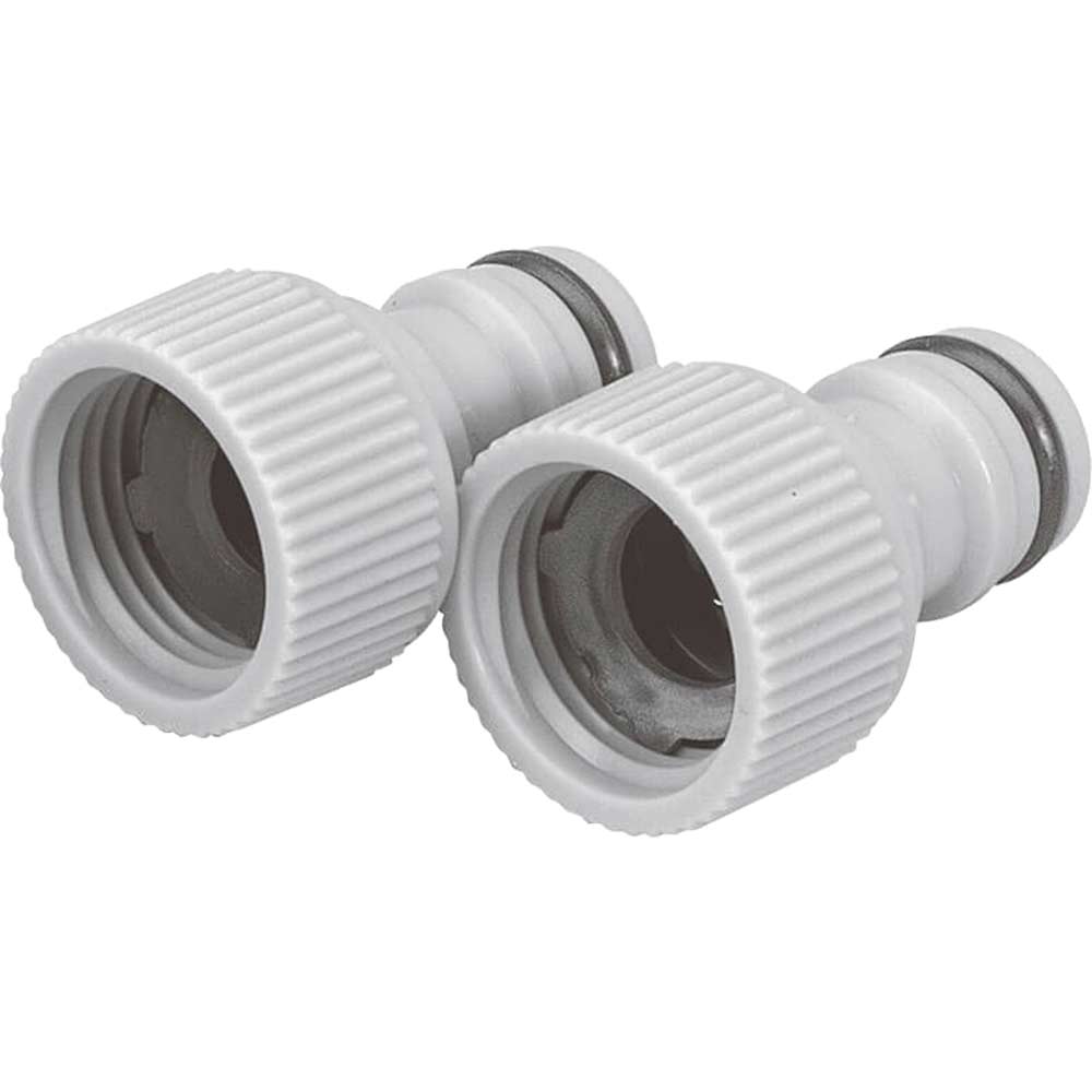 Image of Draper 1/2" BSP Garden Hose Tap Connector 26.5mm