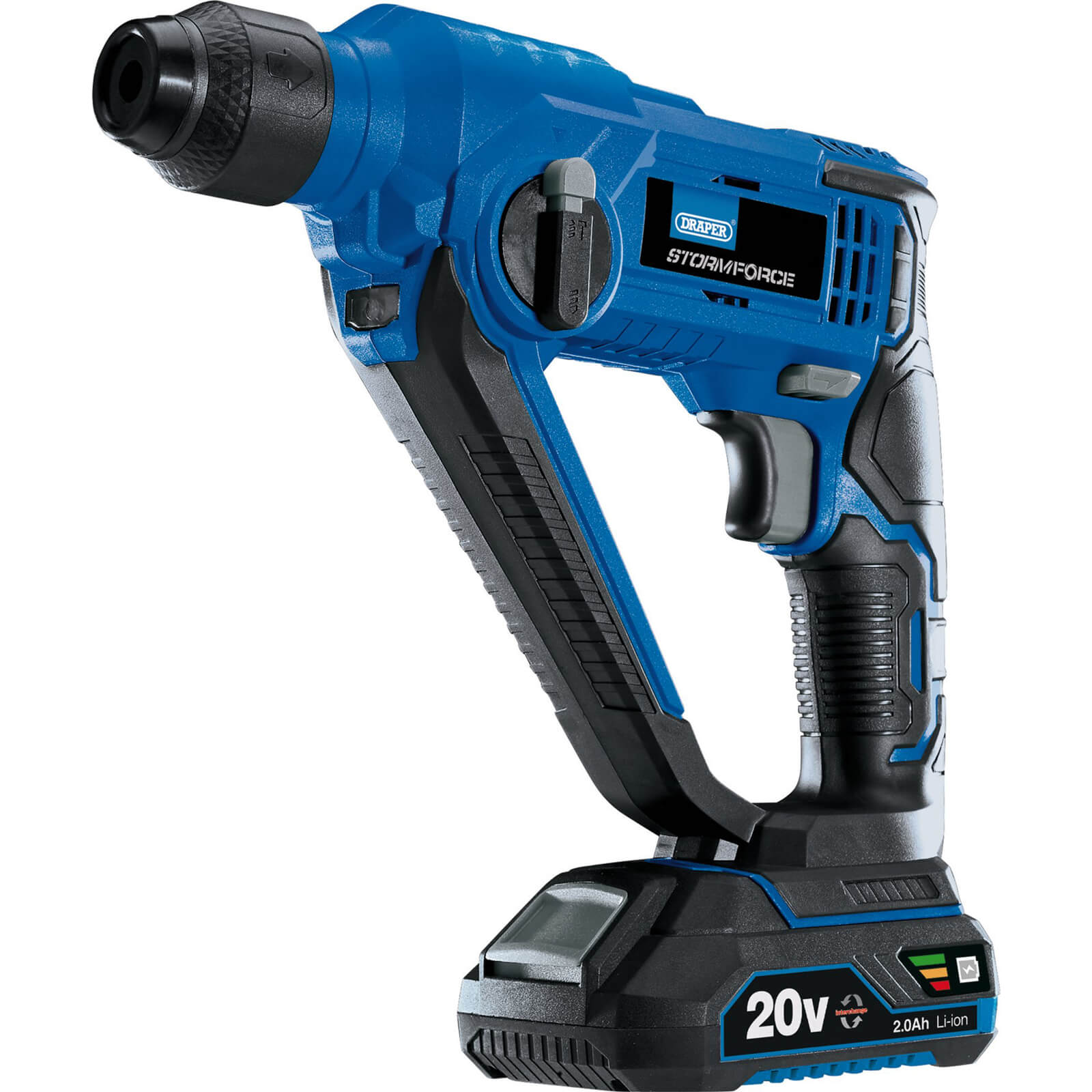 Image of Draper CSDS20SF Storm Force 20v Cordless SDS Plus Rotary Hammer Drill No Batteries No Charger No Case