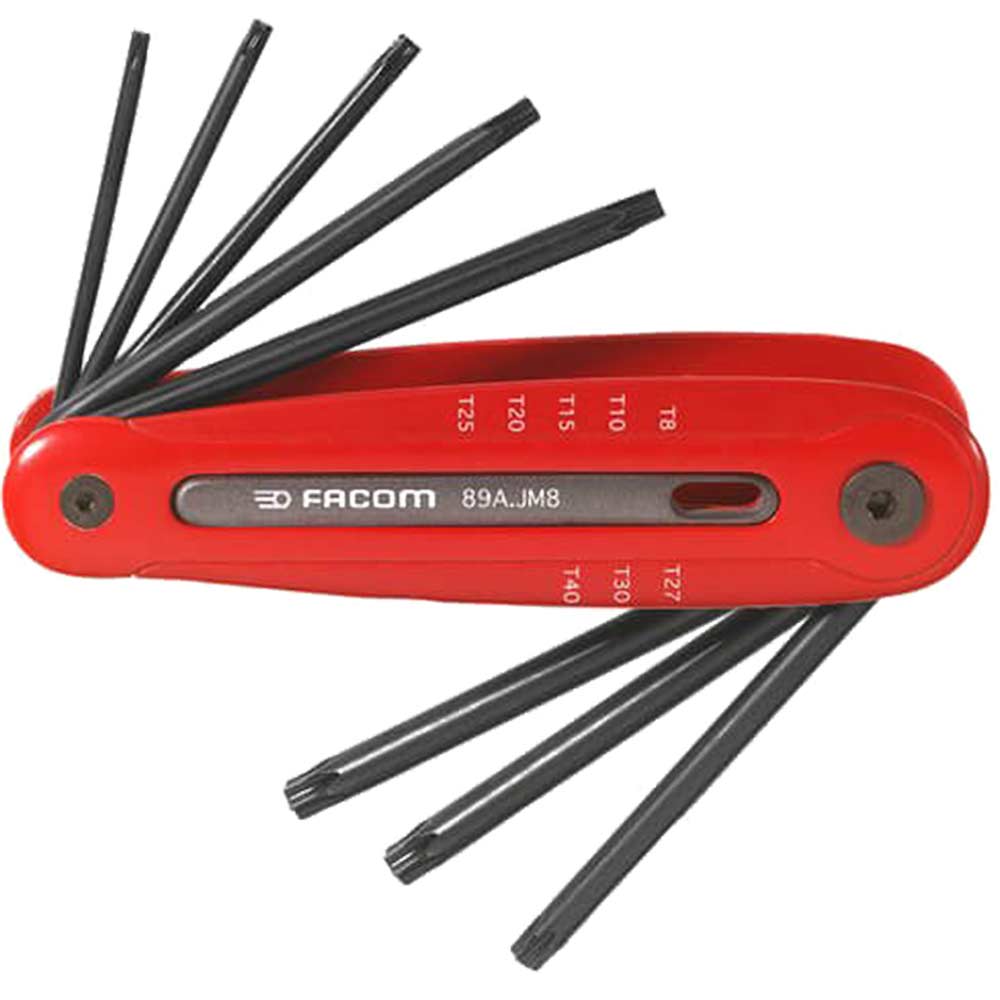 Facom 89A.JM8 8 Piece Folding Torx Key Set