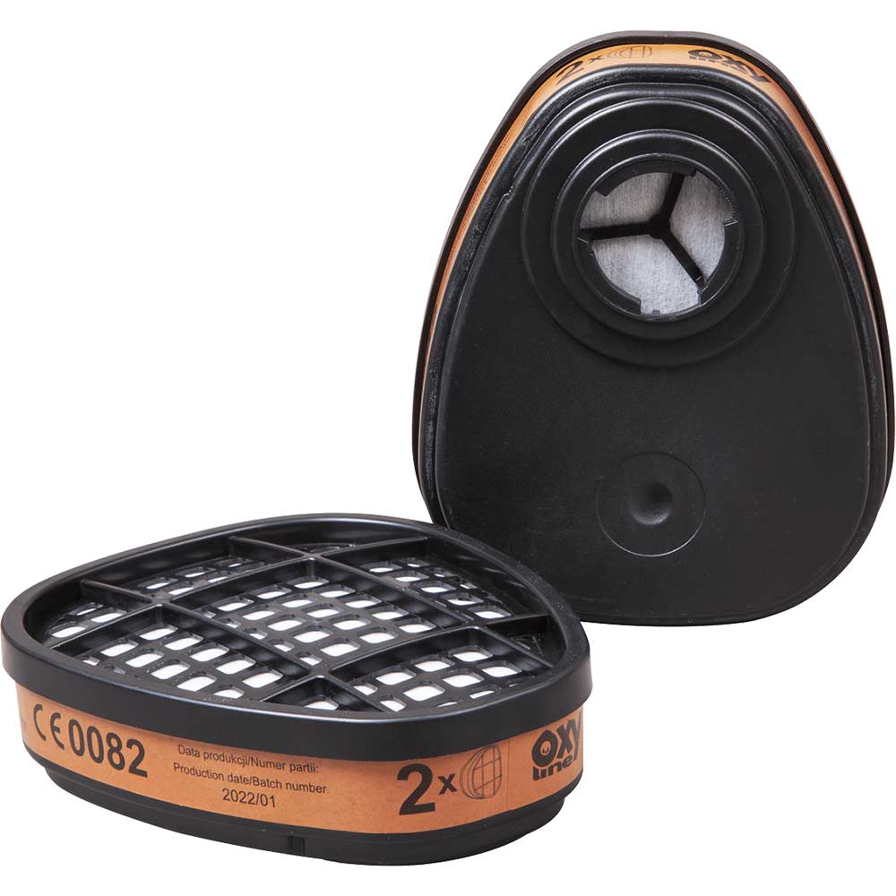 Image of Sealey Worksafe A1 Filter Cartridges for 9000 Respirators Pack of 2