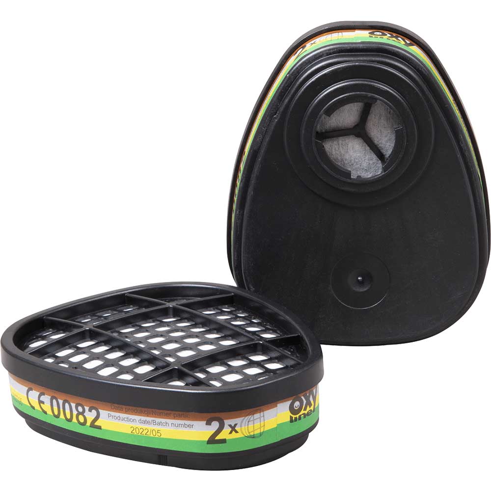 Sealey Worksafe Abek1 Filter Cartridges For 9000 Respirators 0.22Kg