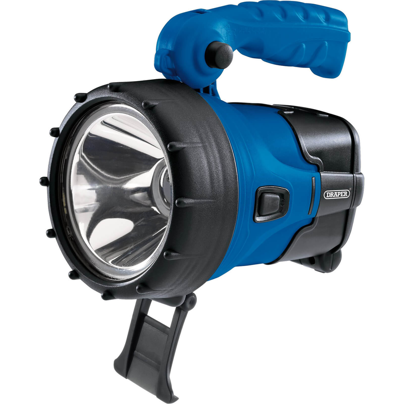 Image of Draper Rechargeable CREE LED Spotlight Torch and Powerbank Blue