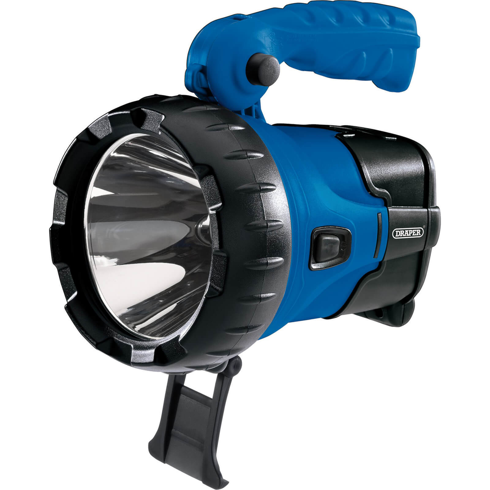 Image of Draper 10w CREE LED Rechargeable Spotlight Torch Blue
