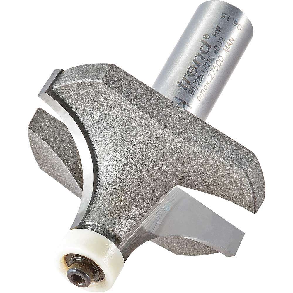 Image of Trend Bull Nose Round Over Combination Router Cutter 50mm 25mm 1/2"