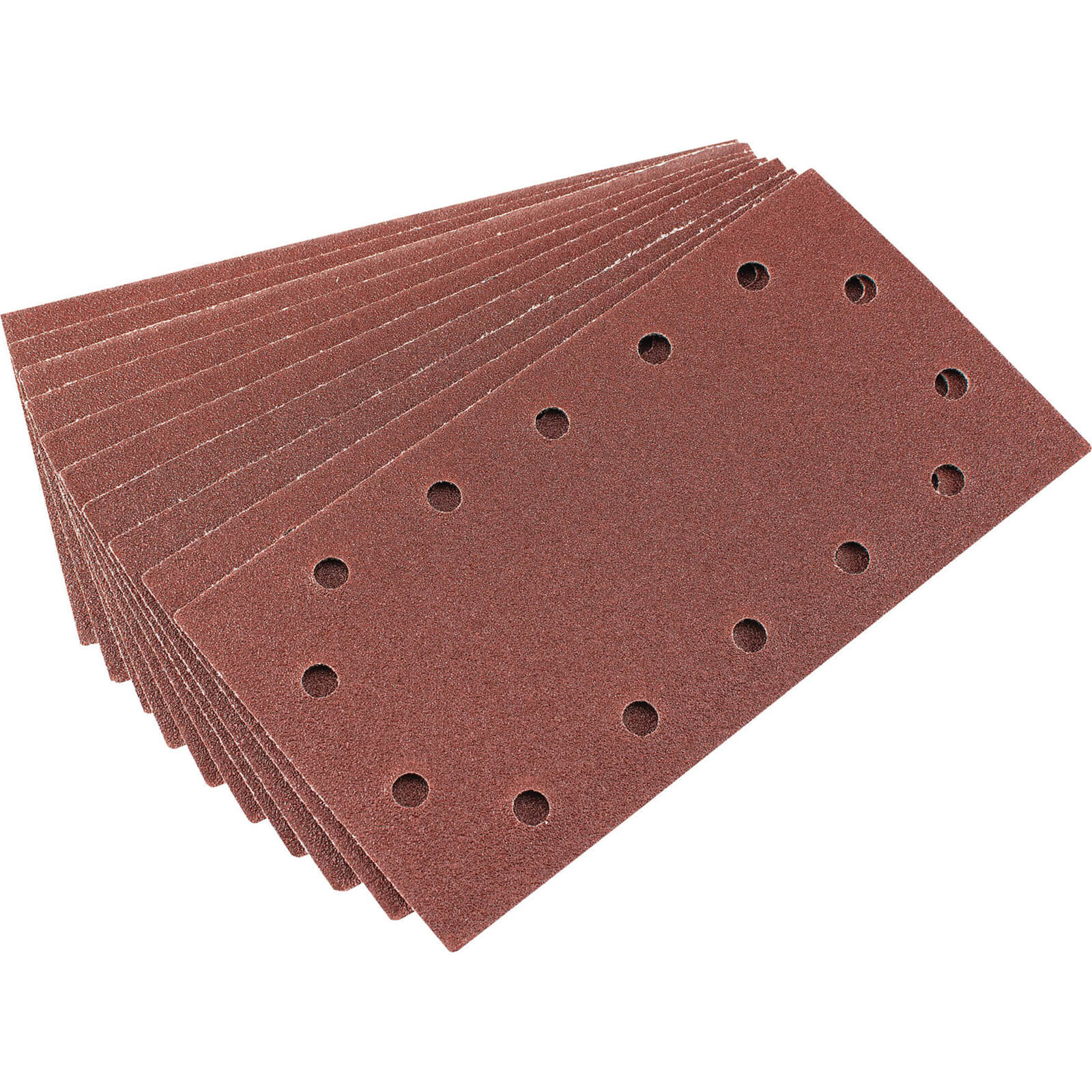 Image of Draper Aluminium Oxide Sanding Sheets 115mm x 228mm 60g Pack of 10