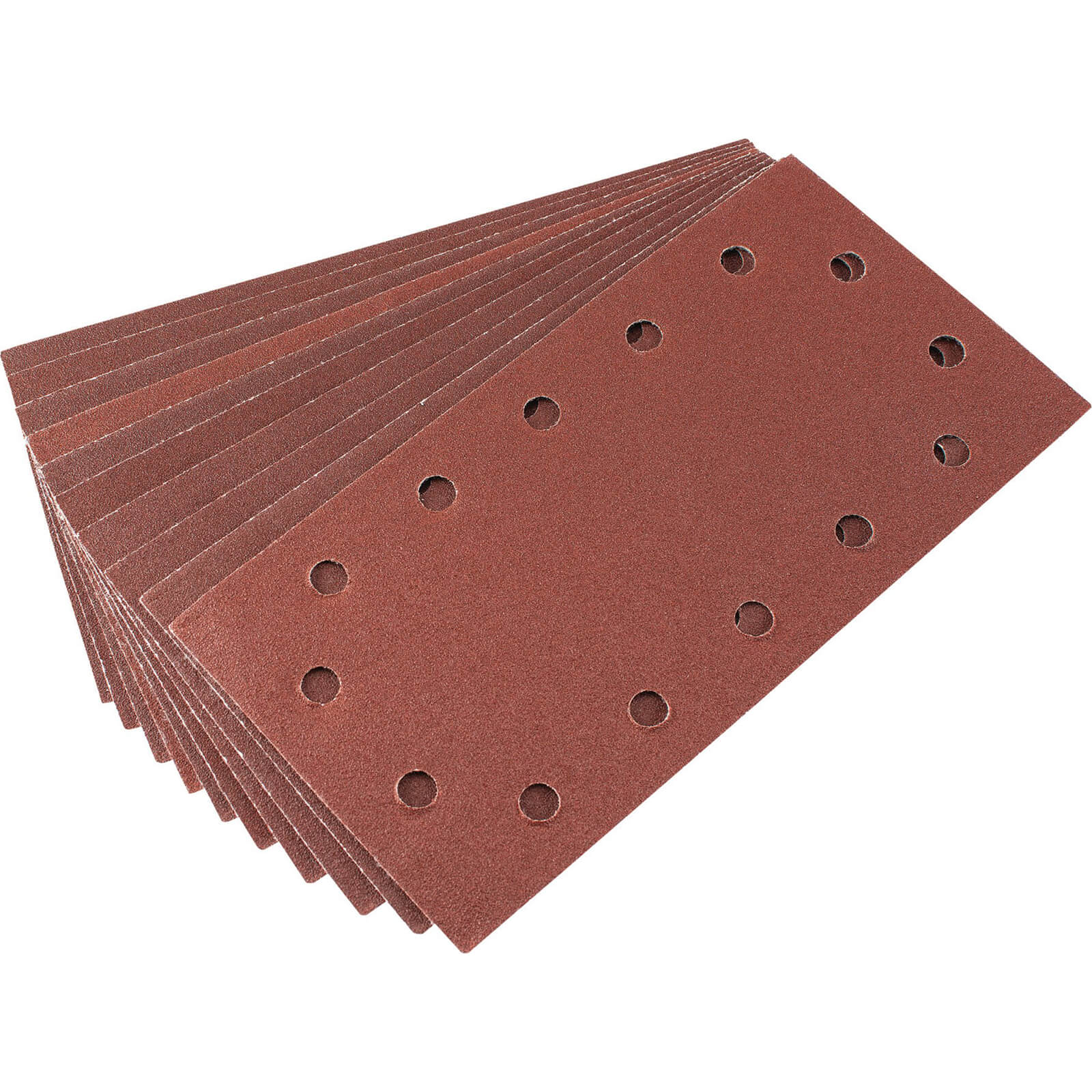 Image of Draper Aluminium Oxide Sanding Sheets 115mm x 228mm 100g Pack of 10