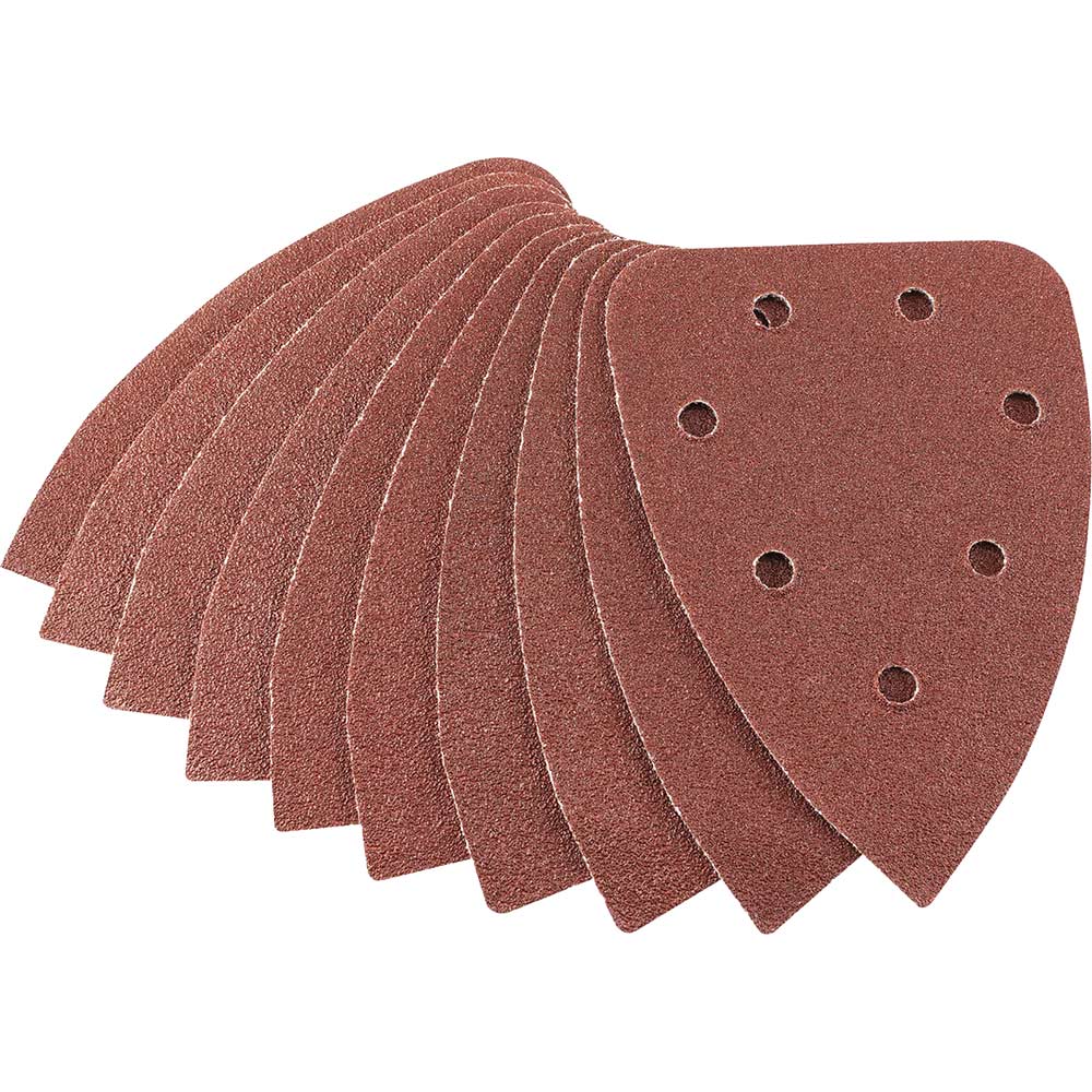 Image of Draper Aluminium Oxide Sanding Sheets 140mm x 140MM 60g Pack of 10