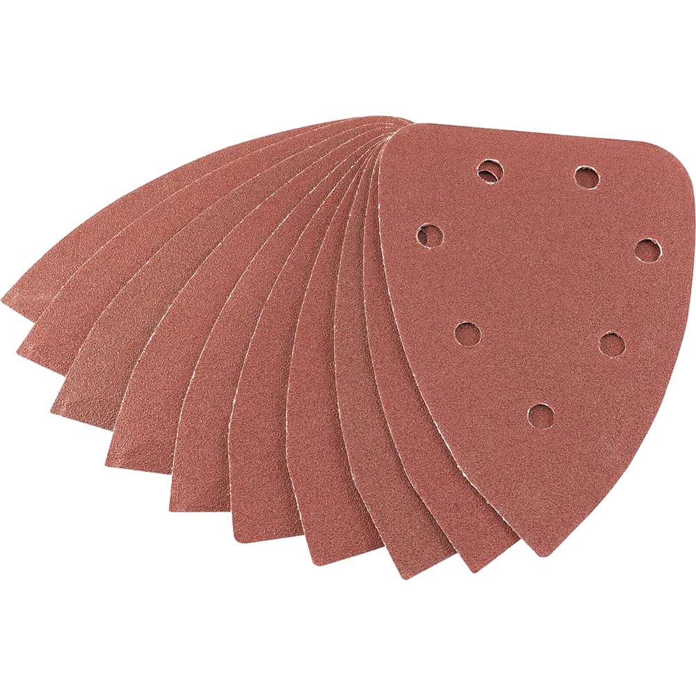 Image of Draper Aluminium Oxide Sanding Sheets 140mm x 140MM 120g Pack of 10