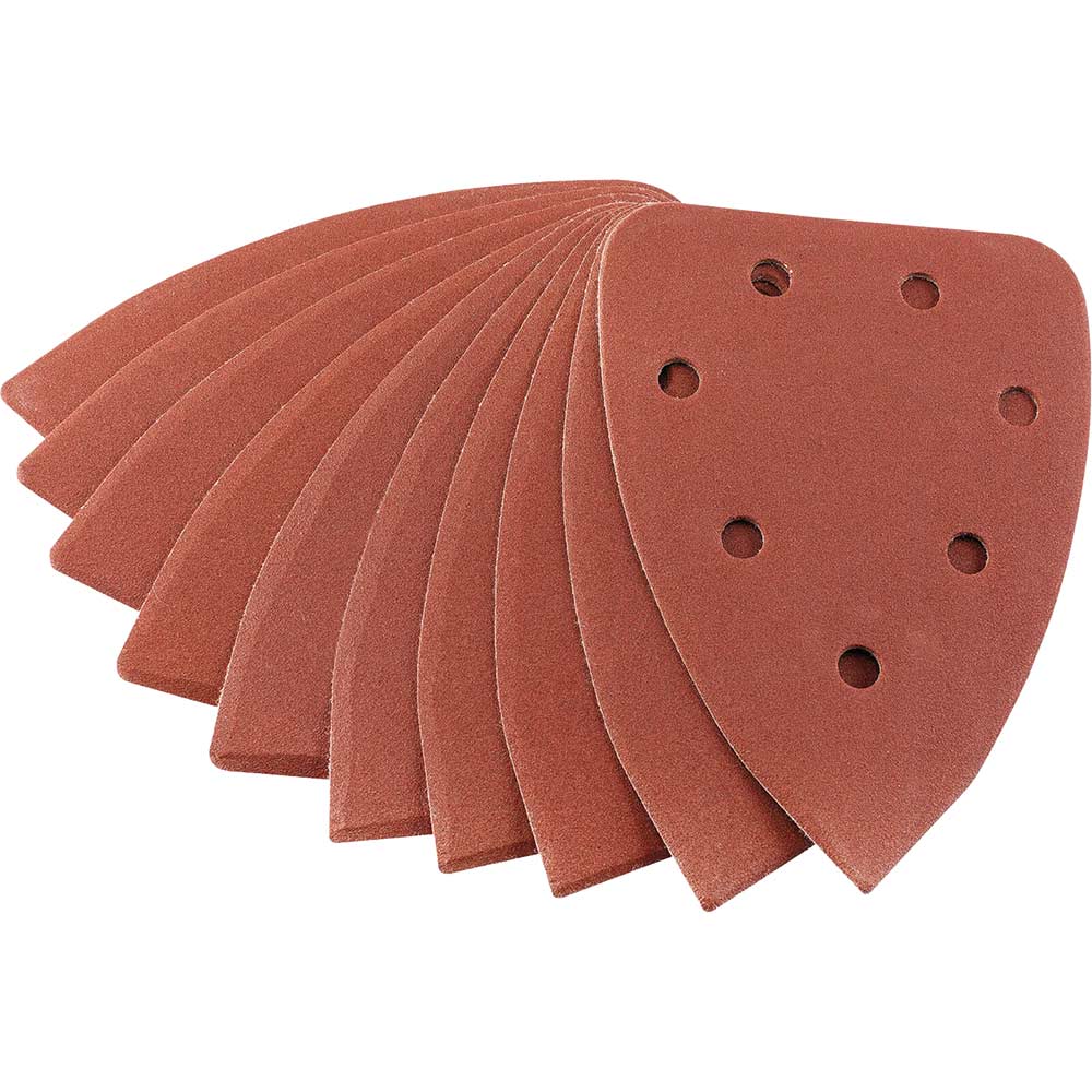 Image of Draper Aluminium Oxide Sanding Sheets 140mm x 140MM 240g Pack of 10