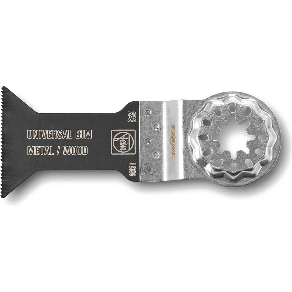 Fein E-Cut Universal Starlock Oscillating Multi Tool Plunge Blade for Metal and Wood 44mm Pack of 1