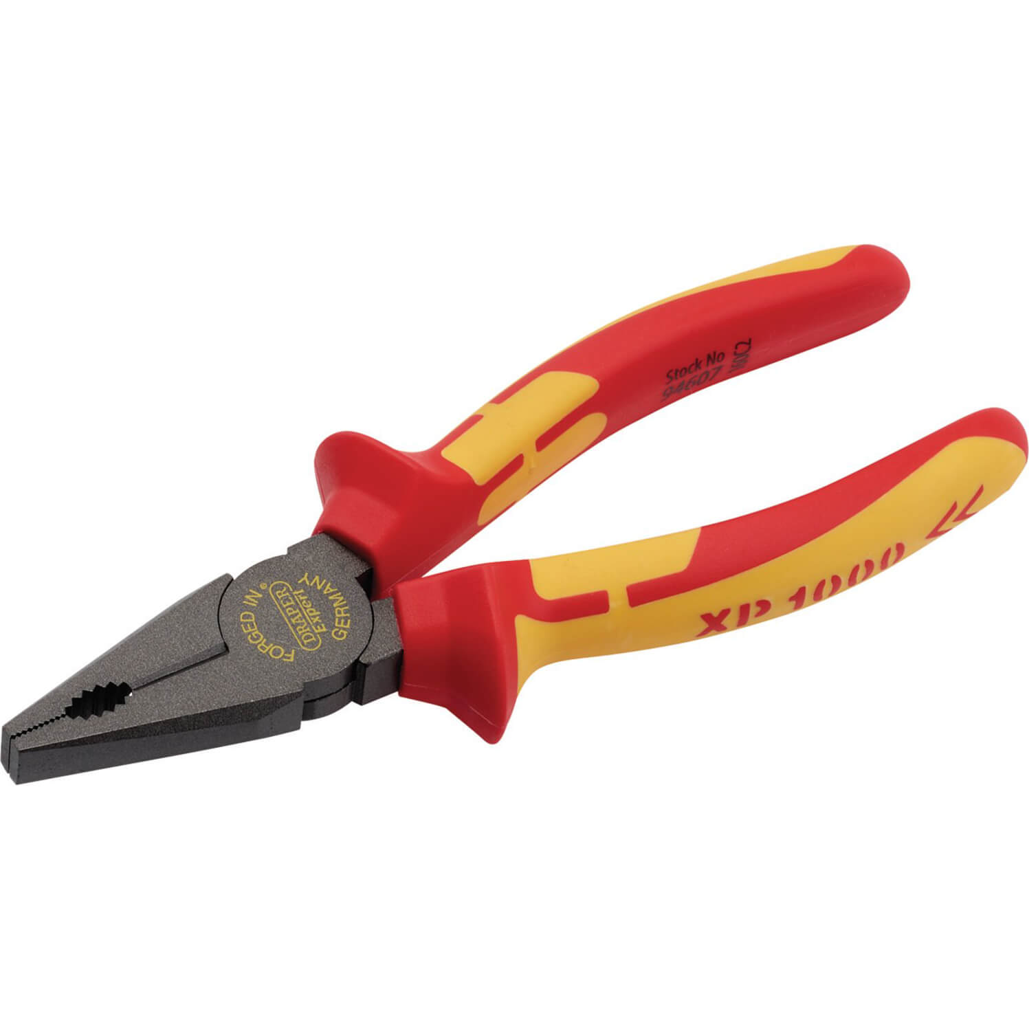 Image of Draper XP1000 VDE Insulated Combination Pliers 160mm