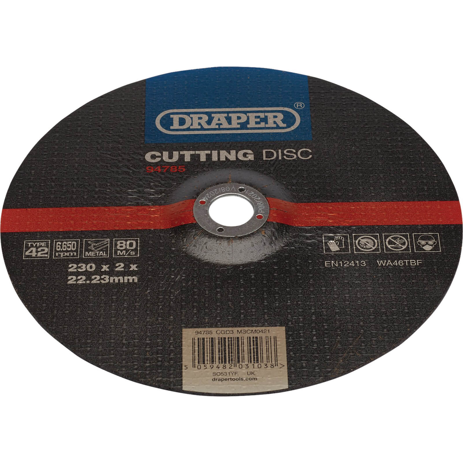 Photos - Cutting Disc Draper DPC Depressed Centre Metal  230mm 2mm 22mm CGD3 