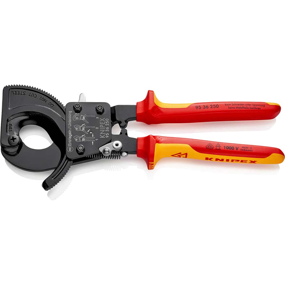 95 36 VDE Insulated Ratchet Action Cable Cutter