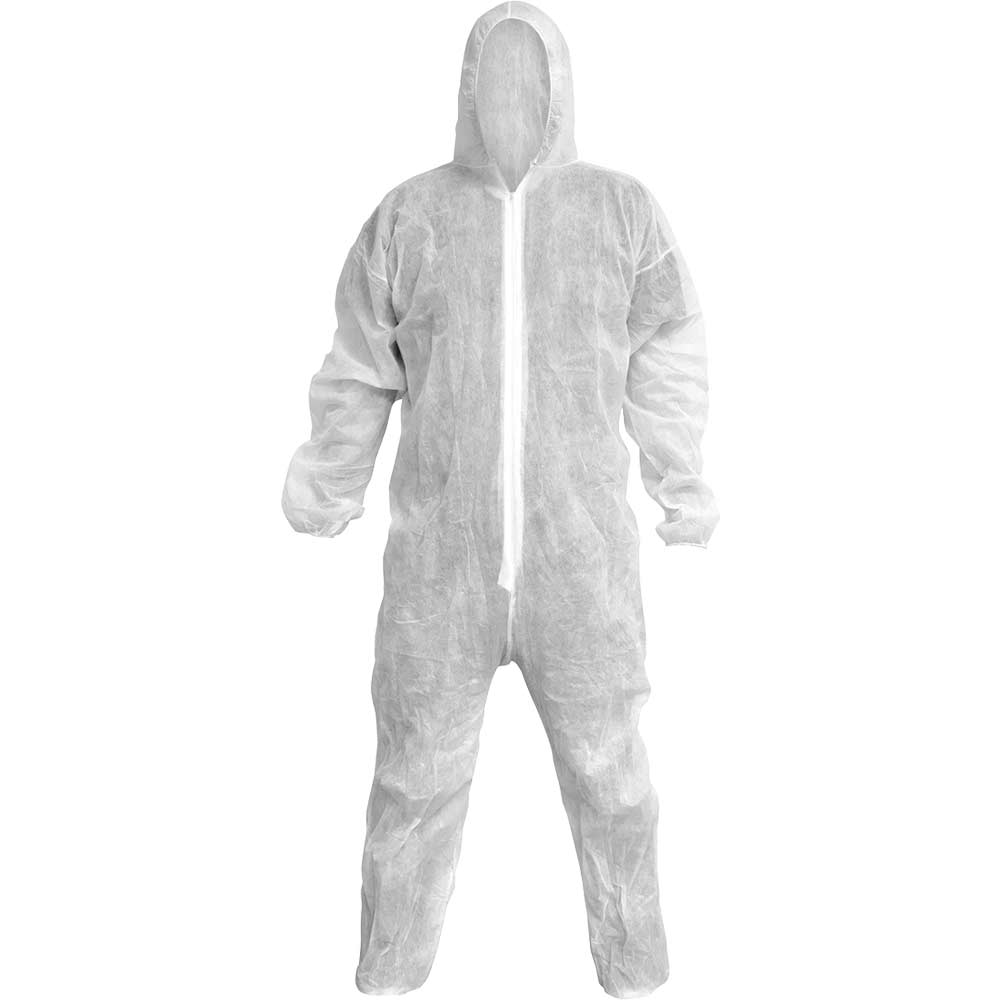Sealey Disposable Overalls White XL
