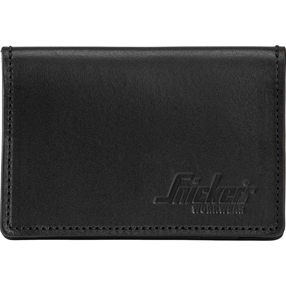 Snickers Leather Wallet Card Holder Black
