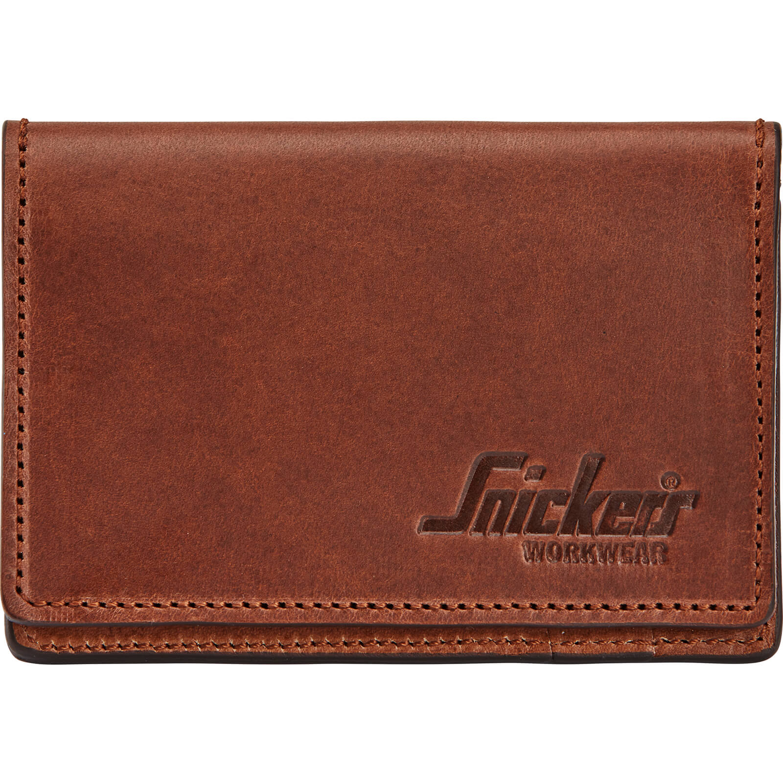 Image of Snickers Leather Wallet Card Holder Brown