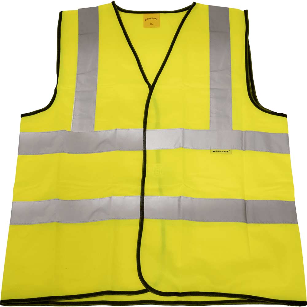 Sealey WorkSafe Hi Vis Waistcoat Yellow XL