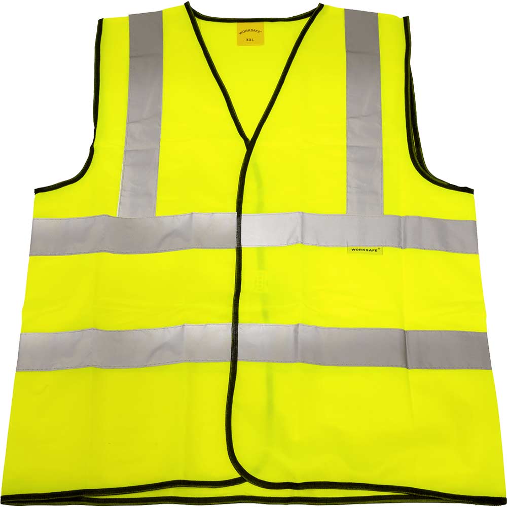 Sealey WorkSafe Hi Vis Waistcoat Yellow 2XL