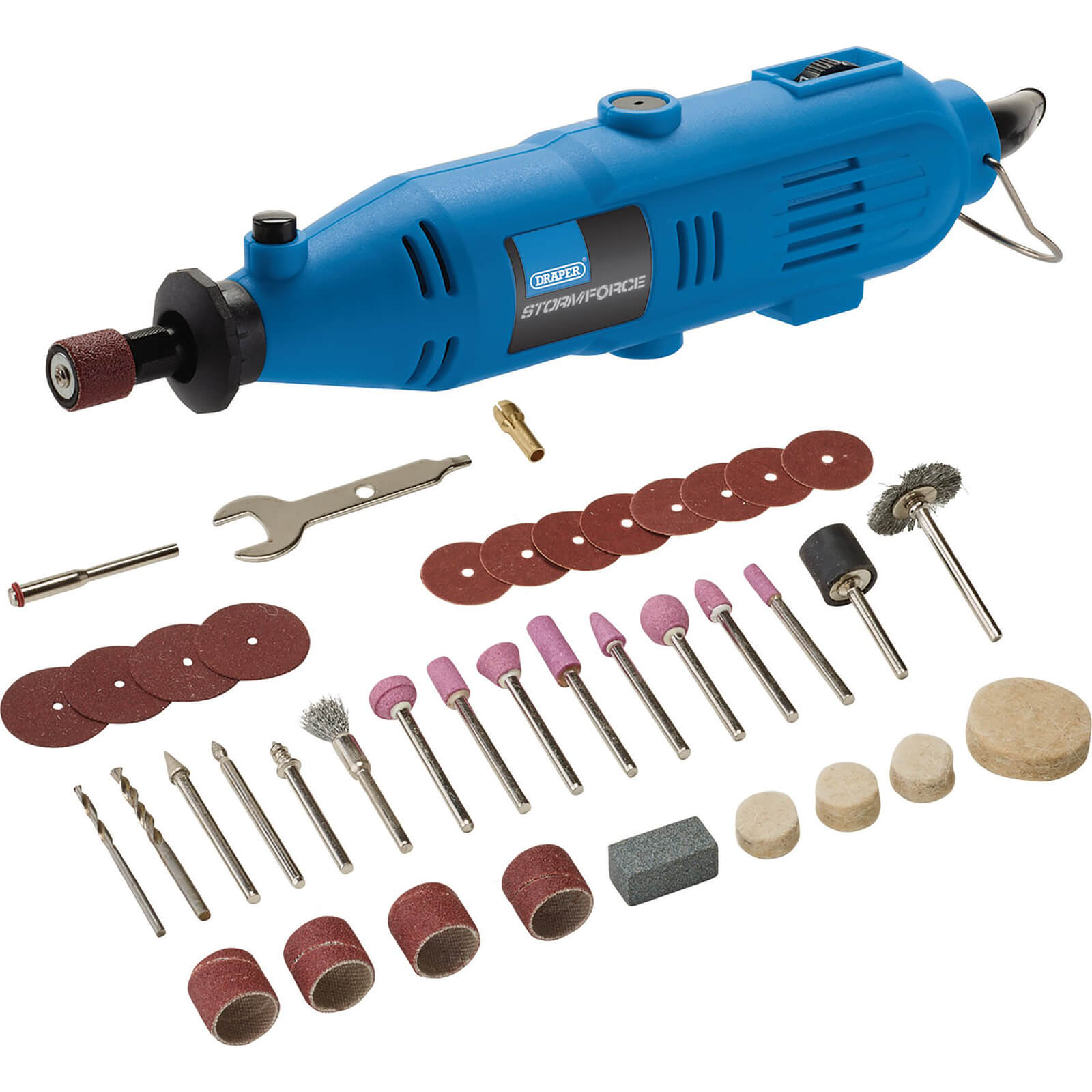 Image of Draper MT135SF40 Rotary Multi Tool and 40 Piece Accessory Kit 240v