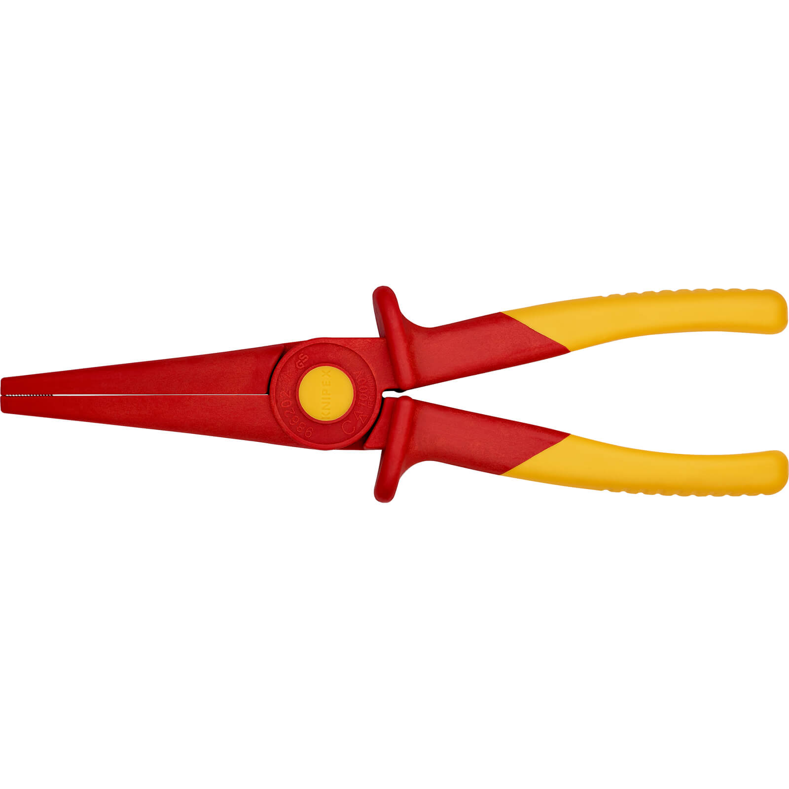 Image of Knipex 98 62 VDE Fully Insulated All Plastic Snipe Long Nose Pliers 220mm