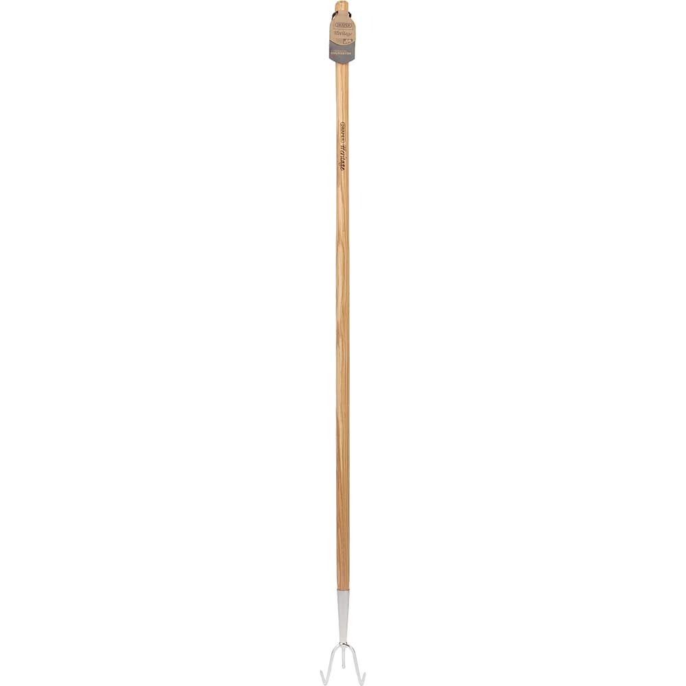 Draper Heritage Ash Handle 3 Prong Cultivator