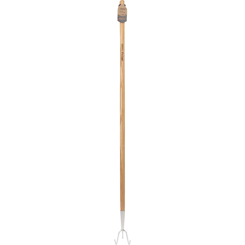 Image of Draper Heritage Ash Handle 3 Prong Cultivator