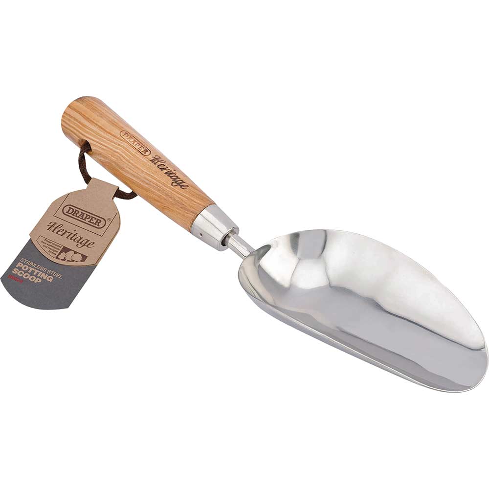 Image of Draper Heritage Ash Handle Hand Potting Scoop