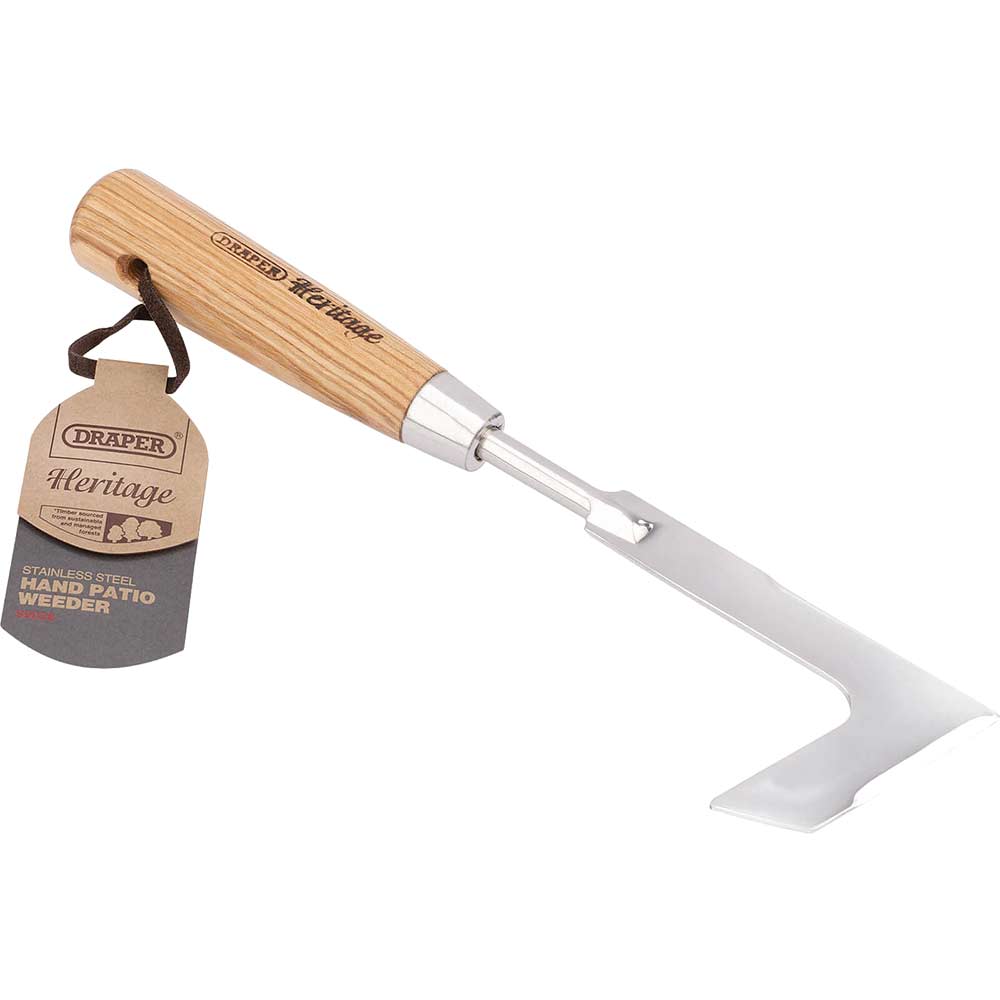Draper Heritage Ash Handle Hand Patio Weeder