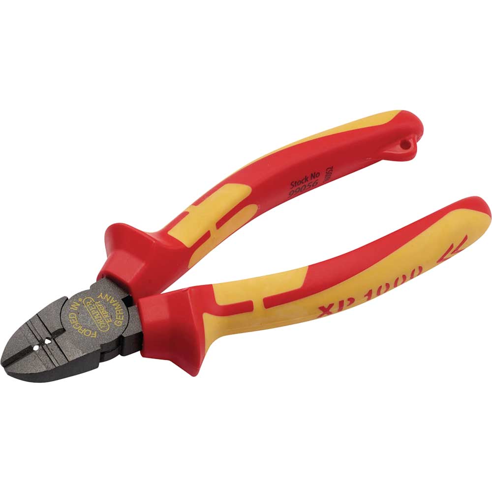 Image of Draper XP1000 VDE Tethered Side Cutter Wire Stripper Pliers 160mm