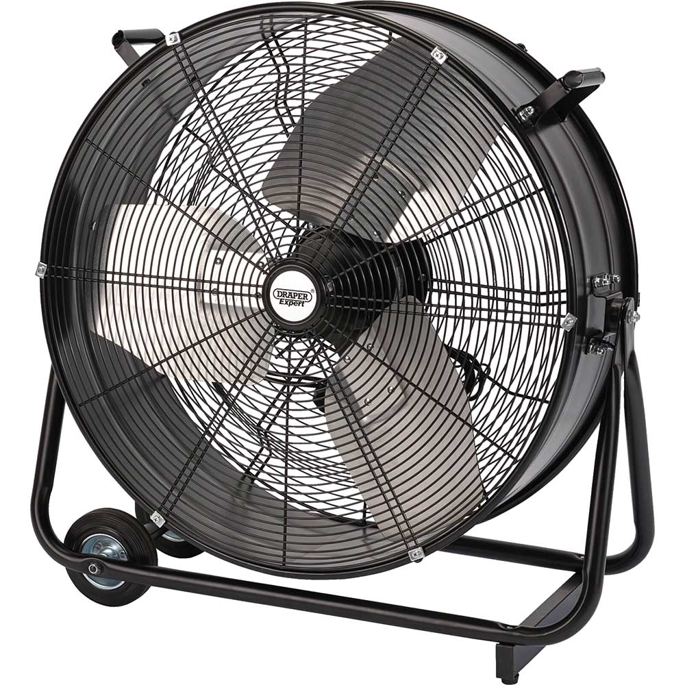 Draper Expert Industrial High Flow Floor Drum Fan 24