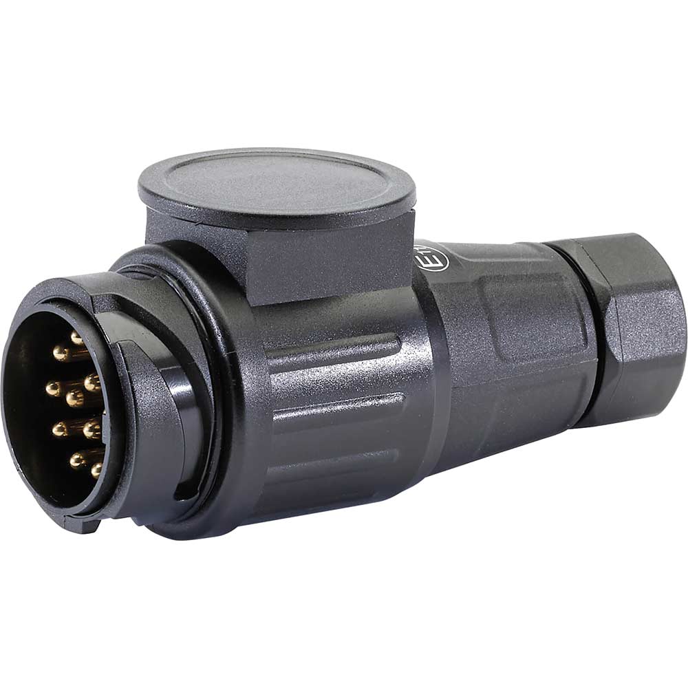 Draper 13-Pin Euro 12V Twin Inlet Towing Plug