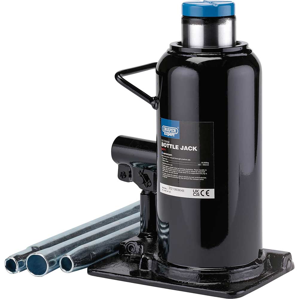 Draper Expert Hydraulic Bottle Jack 30 Tonne