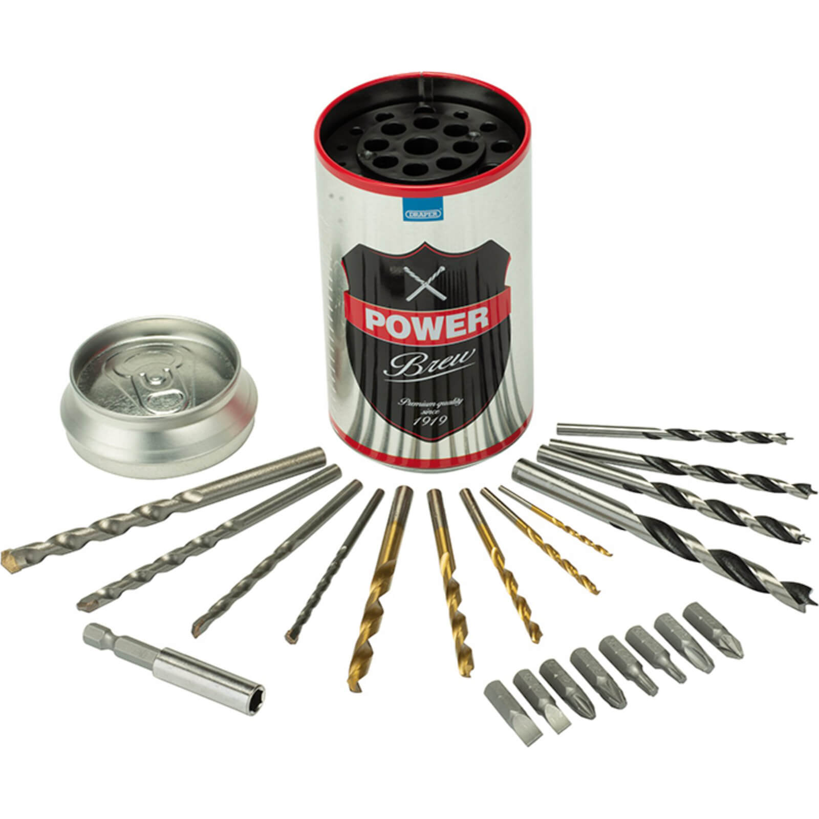 Image of Draper Power Brew Beer Can Drill and Screwdriver Bit Set