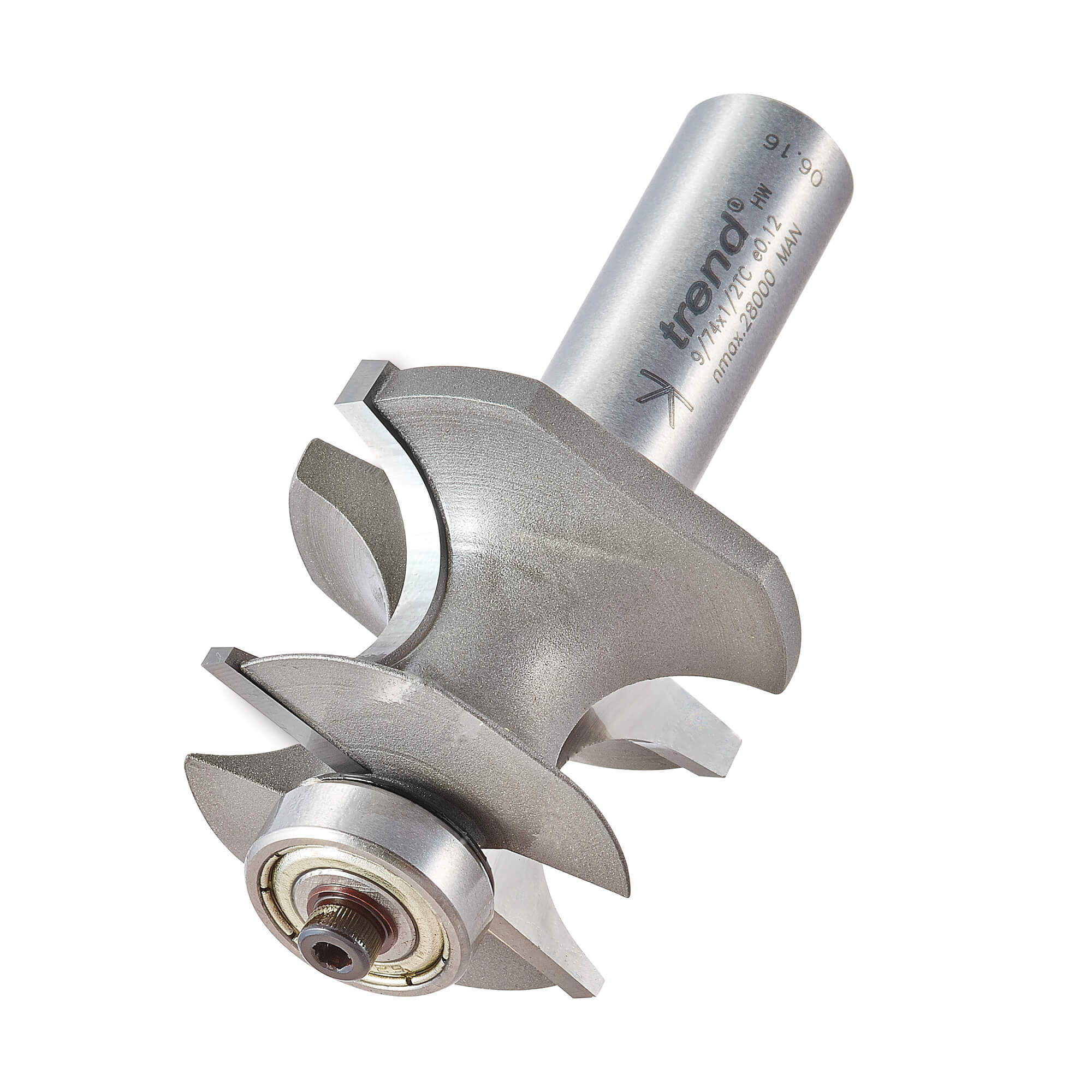 Image of Trend Corner Bead Bearing Guided Router Cutter 38.1mm 34.7mm 1/2"