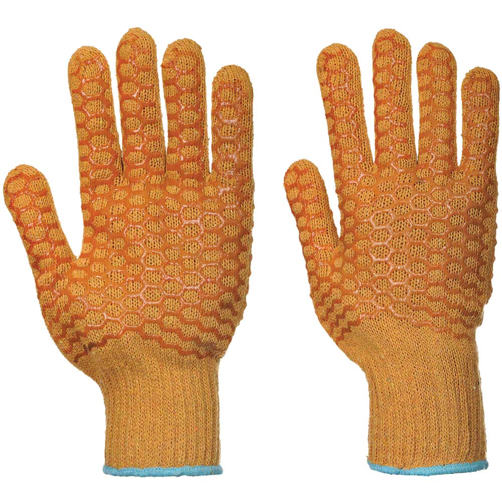 Portwest Criss Cross Grip Gloves Orange XL Pack of 1
