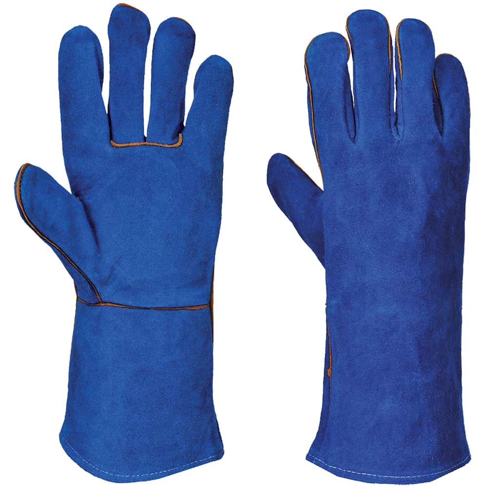 Portwest Welders Gauntlets Blue XL Pack of 1