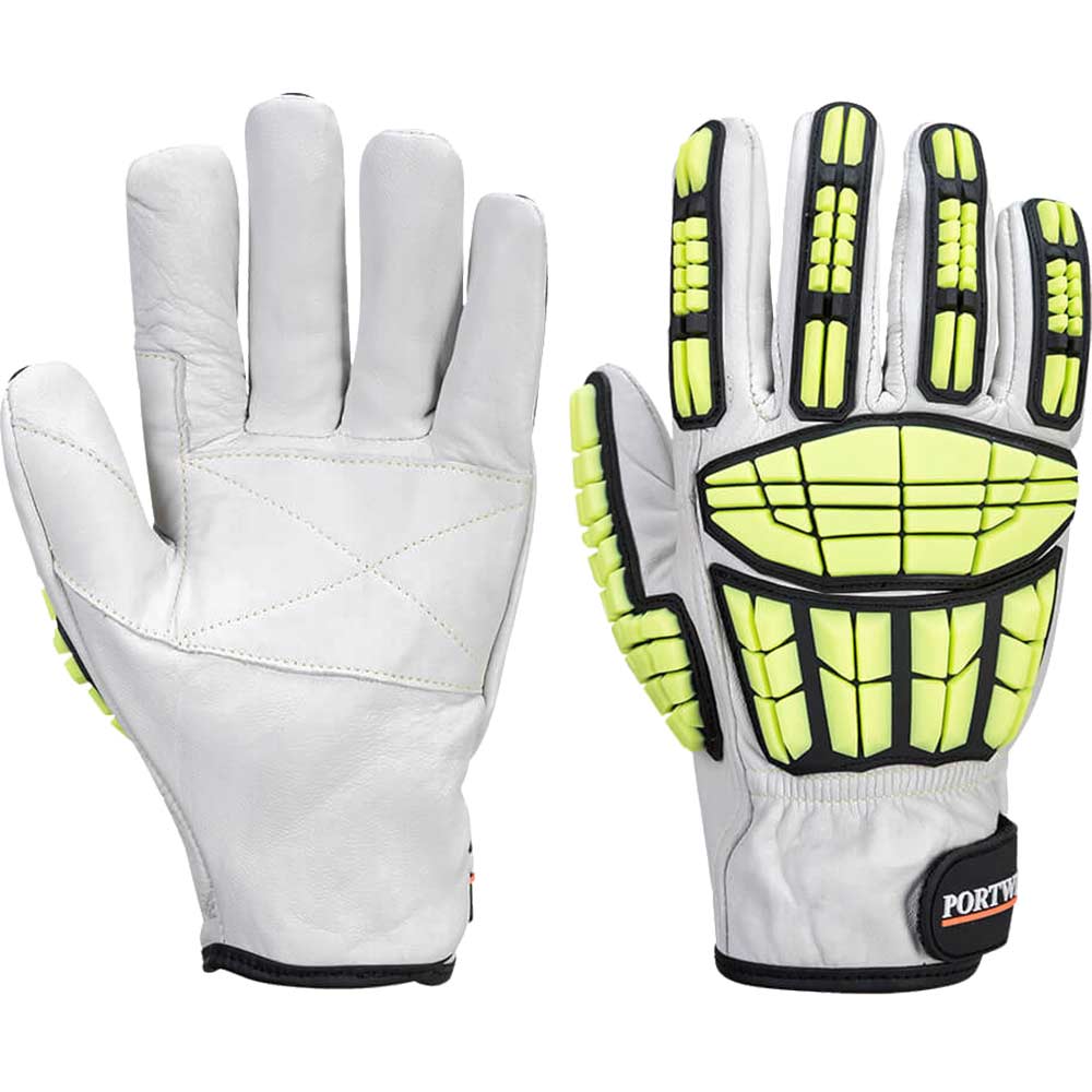 Portwest Impact Pro Cut Resistant Work Gloves Grey XL Pack of 1