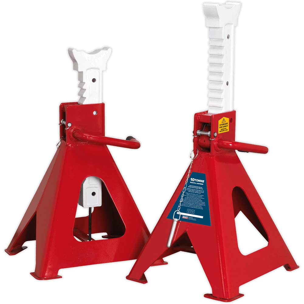 Sealey Easy Action Ratchet Axle Stands 10 Tonne