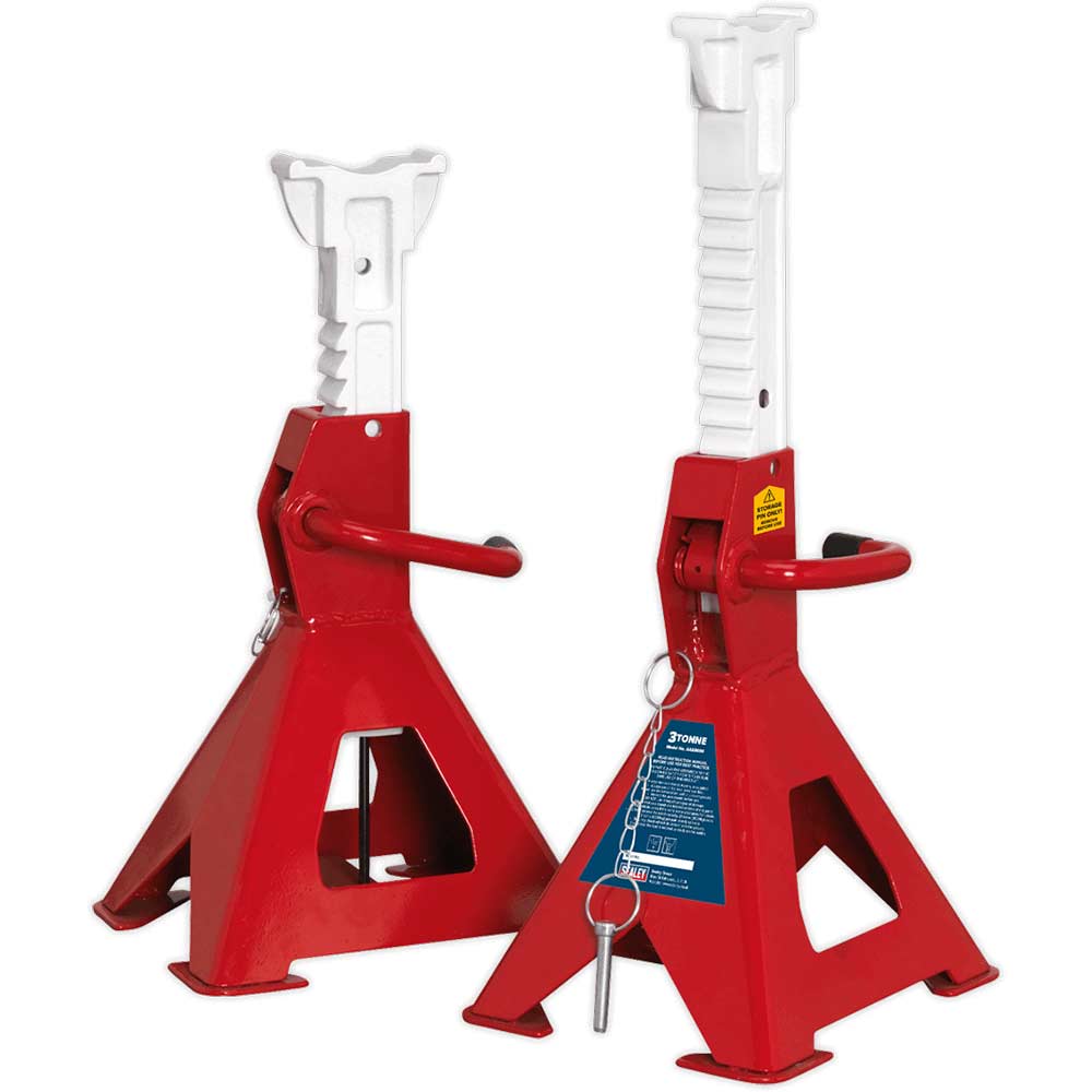 Sealey Easy Action Ratchet Axle Stands 3 Tonne