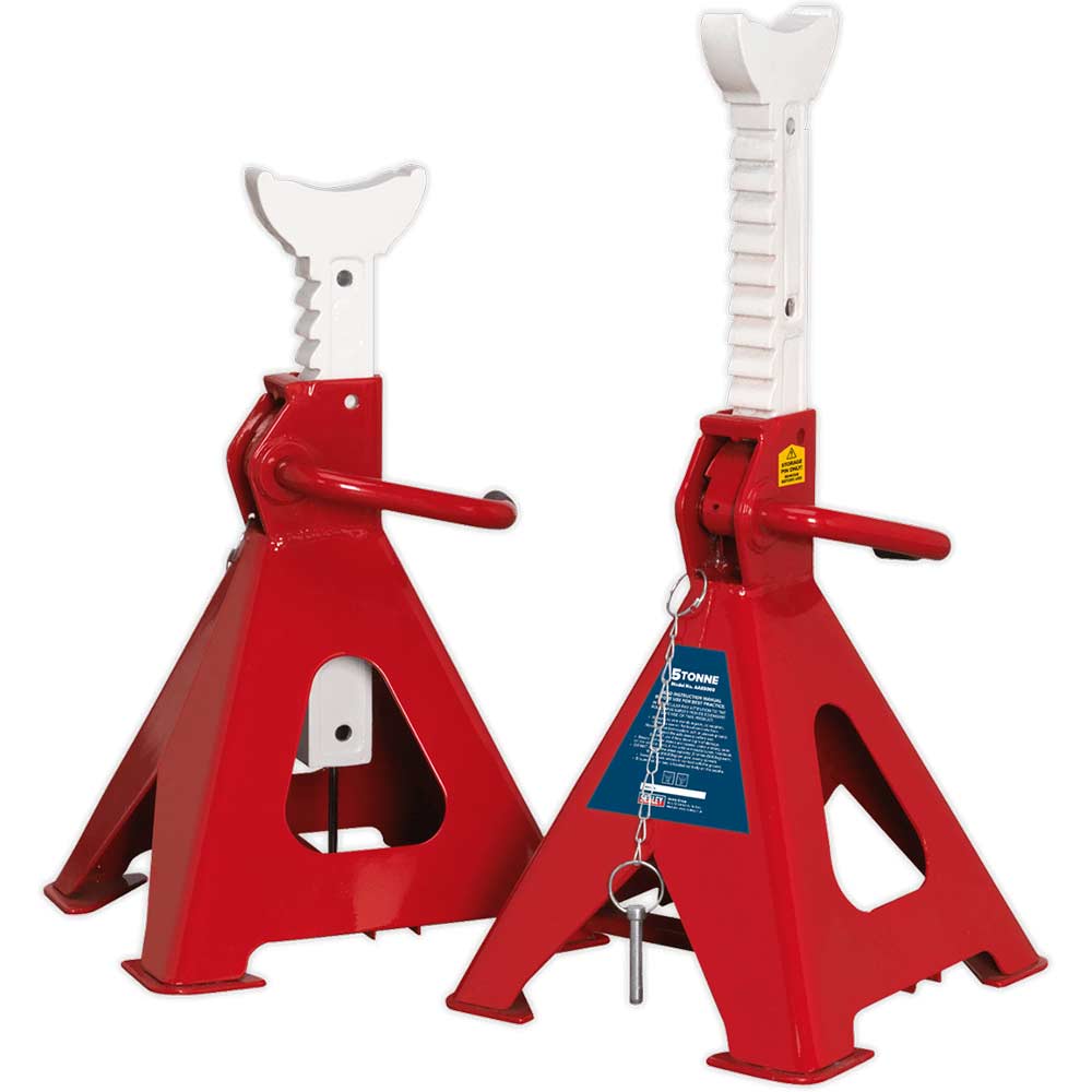 Sealey Easy Action Ratchet Axle Stands 5 Tonne