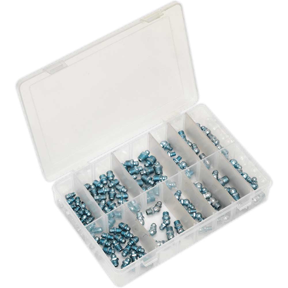 Sealey 115 Piece Grease Nipple Assortment Metric