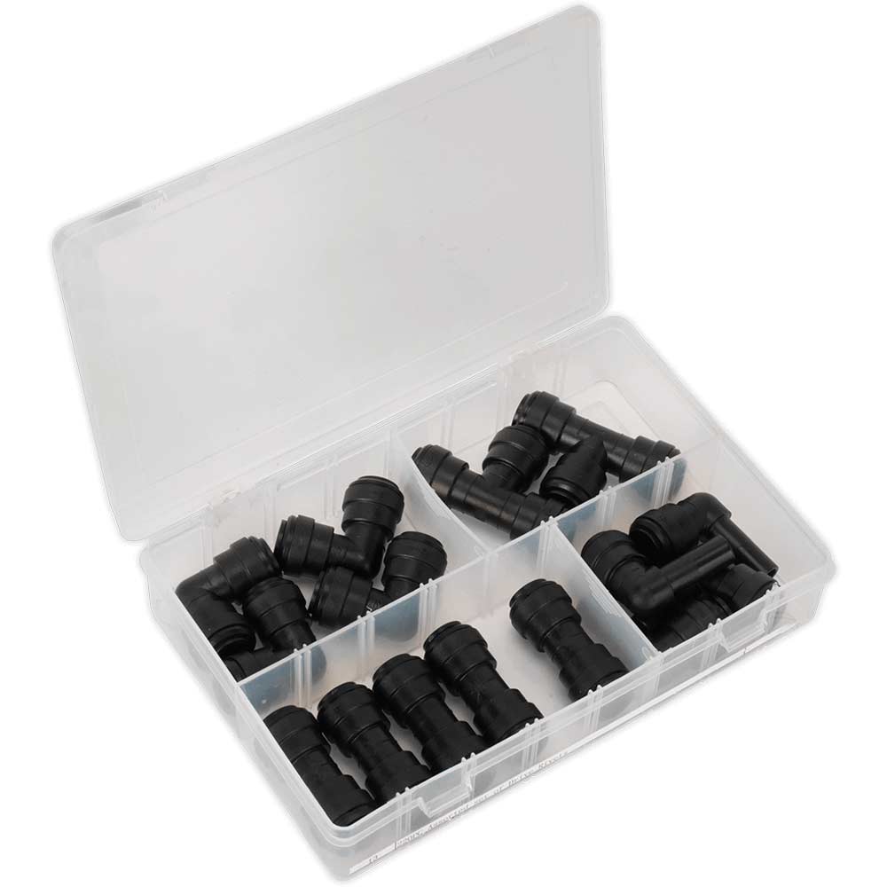 Sealey Coupling Assortment for John Guest Speedfit Systems 12mm Pack of 15